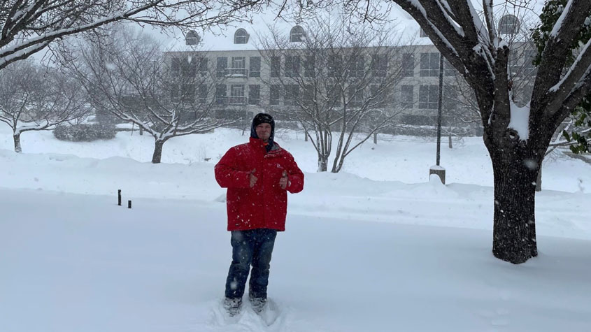 Winter Weather Causes Waterline Break